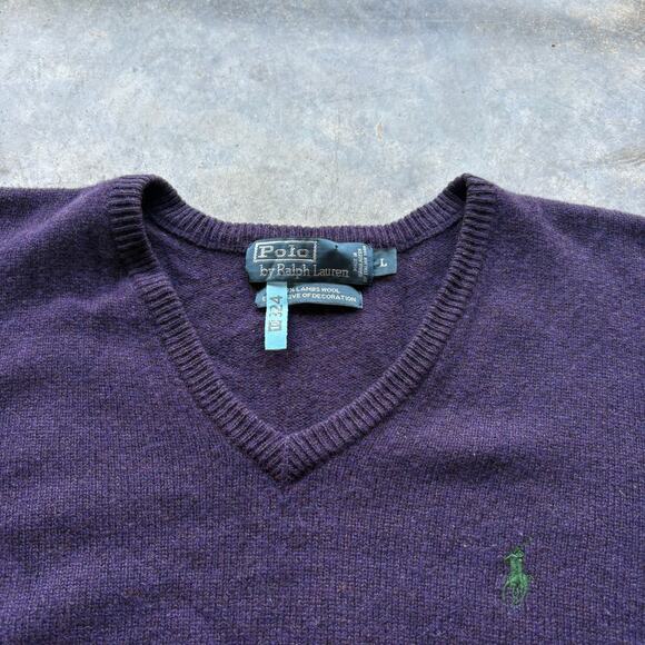 Vintage Polo‎ Ralph Lauren Lambs Wool Sweater - Picture 3 of 6
